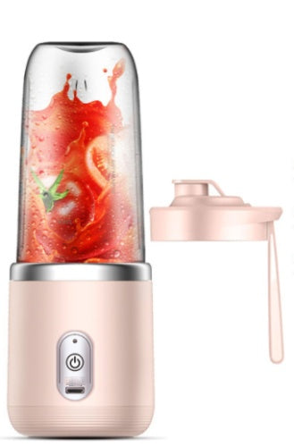 6-Blade Portable Blender – USB Rechargeable Mini Juicer & Smoothie Maker