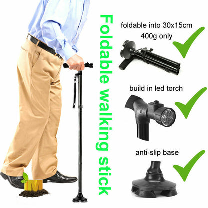 5-Gear Adjustable Senior Support Stick