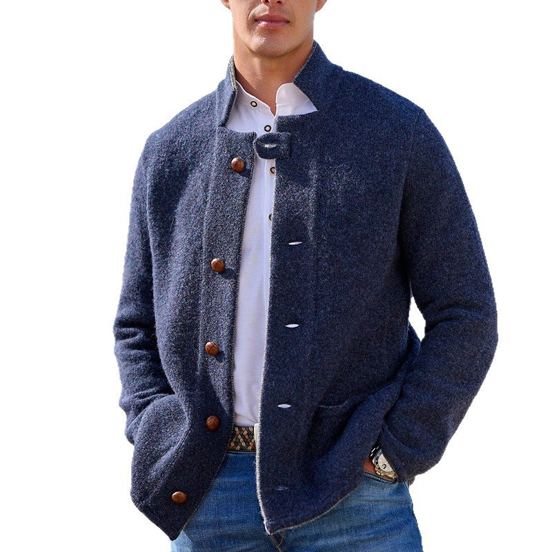 Men’s Casual Mid-Length Trench Coat – Stylish Lightweight Autumn & Winter Outerwear