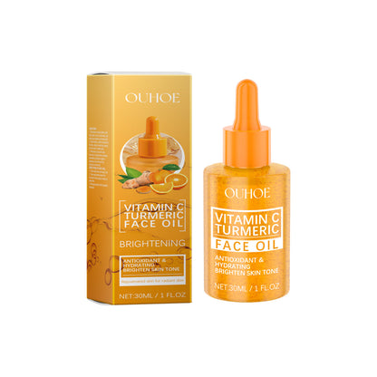 Vitamin C & Turmeric Glow Face Oil – Lightweight Moisturizing Brightening Essence