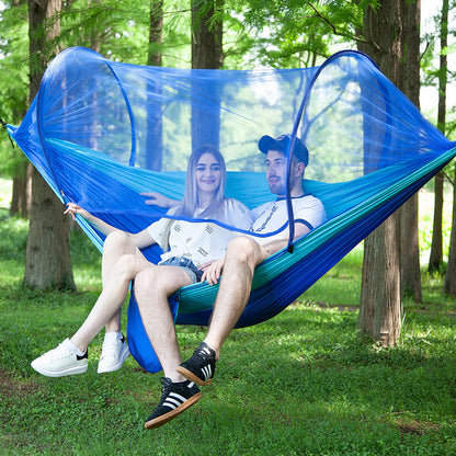 ️ Fully Automatic Quick Opening Hammock with Mosquito Net