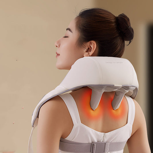 Electric Shoulder & Neck Massager Clip – Kneading Relief for Oblique Muscles