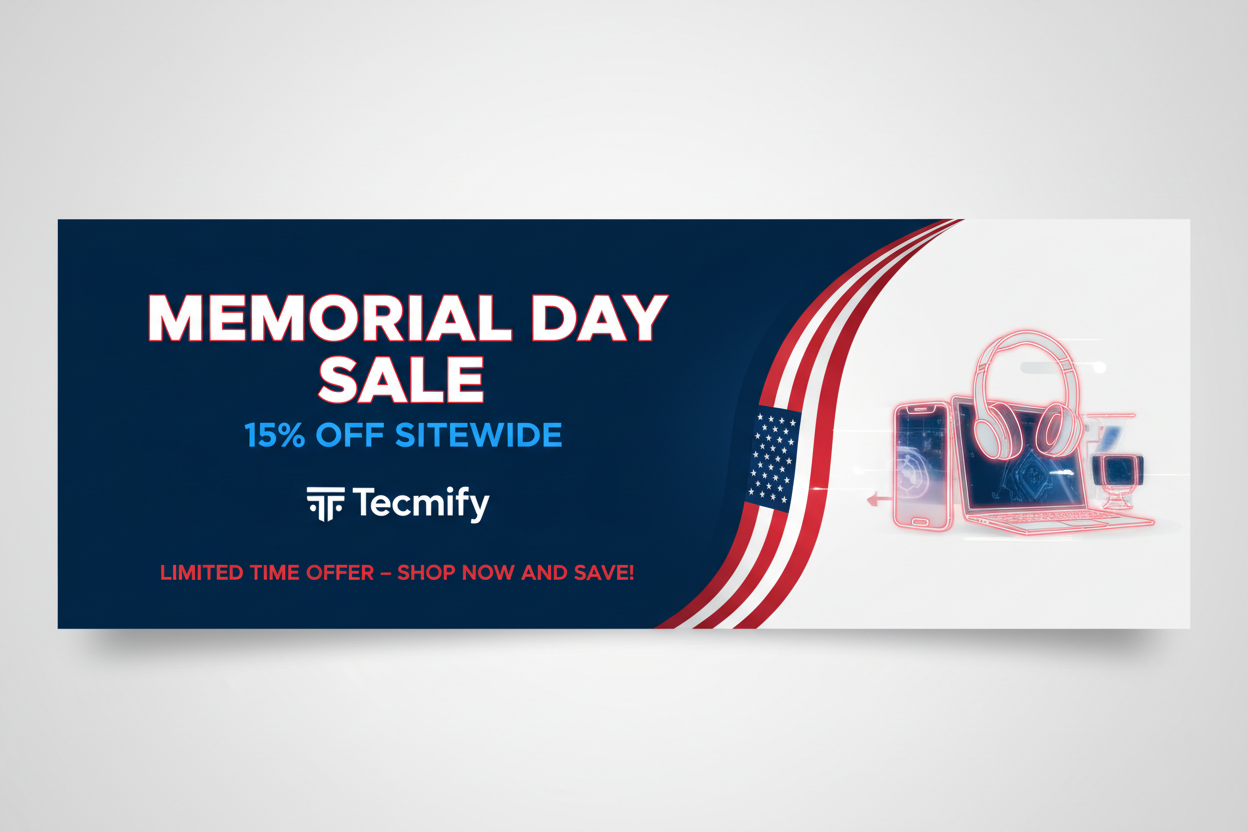 Memorial Day Sale Banner