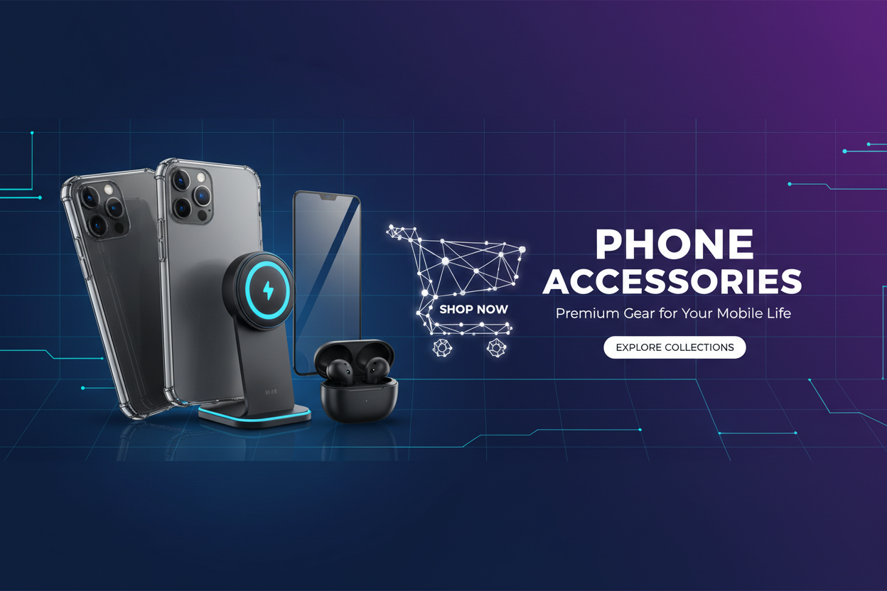 Phone Accessories Shopping Banner